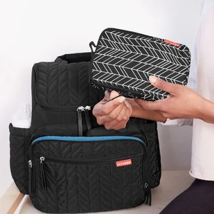 Skip Hop Plecak Forma Jet Black - Torby i organizery dla mam - miniaturka - grafika 6