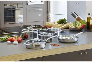 Demeyere Demeyere - Garnek niski z pokrywką Industry 4 L 40850-741-0 - Garnki - miniaturka - grafika 13