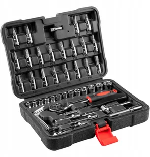 Topex Grupa sp. z o.o. S.K. Zestaw kluczy nasadowych 1/4'' 49 szt. 38D570 - Narzędzia warsztatowe - miniaturka - grafika 2