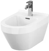 Bidety - Cersanit Crea Bidet podwieszany 51,5x35,5 cm z ukrytym mocowaniem biały K114-009 - miniaturka - grafika 1