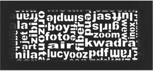 Kratki.pl Kratka wentylacyjna ABC 17/37 czarna 37ABC/C - Akcesoria kominkowe - miniaturka - grafika 2