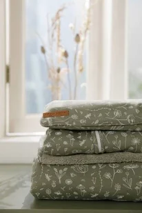 Little Dutch Lekki Śpiworek Bawełniany 90 cm Wild Flowers Oliwka Te11421011 - Pościel dla dzieci - miniaturka - grafika 3