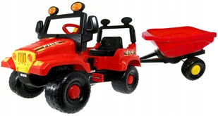 Polski Samochód Terenowy Jeep Na Pedały +przyczepa - Jeździki dla dzieci - miniaturka - grafika 16