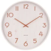 Zegary - Karlsson Zegar ścienny Pure large basswood white by KA5810WH - miniaturka - grafika 1