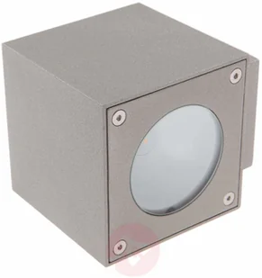 Lampenwelt Srebrna lampa ścienna zewnętrzna LED Jarno - Lampy ogrodowe - miniaturka - grafika 3