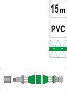 FLO WĄŻ ZRASZAJĄCY PŁASKI 15M 89361 ZYSKAJ RABAT 30 ZŁ 89361 - Węże ogrodowe i zraszacze - miniaturka - grafika 3