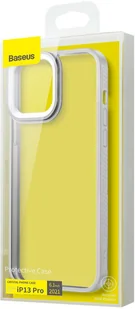 Baseus Crystal Phone Case pancerne etui do iPhone 13 Pro z żelową ramką szary ARJT000413 - Etui i futerały do telefonów - miniaturka - grafika 5