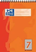 Notesy i bloczki - Oxford Blok spiralny  100050389 linie 7  A5, 40 arkuszy, 90 G/M 100050389 - miniaturka - grafika 1