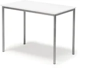 Meble do szkół i przedszkoli - AJ Produkty Stół SONITUS, 1200x700x900 mm, laminat biały, szary aluminium - miniaturka - grafika 1