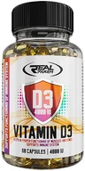 Witaminy i minerały dla sportowców - Real Pharm Vitamin D3 4000 IU 60caps - miniaturka - grafika 1