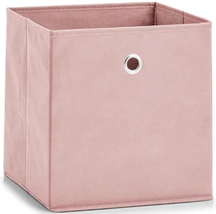 Zeller Pudełko tekstylne, 28x28x28 cm, różowe - Pojemniki na zabawki - miniaturka - grafika 2