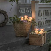 Lampy ogrodowe - Konstsmide SEASON Figurka świetlna LED Świnka, 5 sztuk, różowa - miniaturka - grafika 1