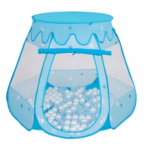 Zamek z piłkami Namiot Suchy Basen kulki 100 szt - Namioty i tipi dla dzieci - miniaturka - grafika 5