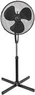 Wentylatory - Bestron wentylator stojący z pilotem zdalnego sterowania i cyfrowy zegar sterujący, czarny ASV45ZR - miniaturka - grafika 1