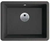 Zlewozmywaki - Berg CENTRO BRCL121 KOMORA PODWIESZANA, kolor czarny metalik - miniaturka - grafika 1