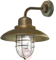 Lampy ogrodowe - Moretti Lampa ścienna Patio Cage 3303 mosiądz antyk - miniaturka - grafika 1