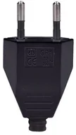 Akcesoria do oświetlenia - Solight Solight P60B  Prosta płaska wtyczka 230V/2,5A - miniaturka - grafika 1