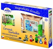 Pacynki - DETOA detoa 13879 magnetyczny Theater Czerwony koeppchen - miniaturka - grafika 1