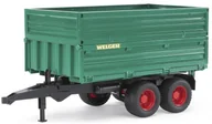 Samochody i pojazdy dla dzieci - Bruder Przyczepa dwuosiowa z podwyższonymi burtami BR-02010 - miniaturka - grafika 1