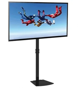 Techly Stojak podłogowy LCD/LED 32-70cali regulowany czarny - Uchwyty do telewizora - miniaturka - grafika 4