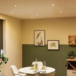 Paulmann Gil wpuszczana LED biała matowa/złota - Oprawy, klosze i abażury - miniaturka - grafika 2