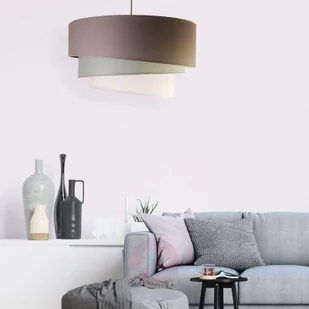 Trio DUOLLA Lampa wisząca beżowa/akwamaryna/ecru - Lampy sufitowe - miniaturka - grafika 3