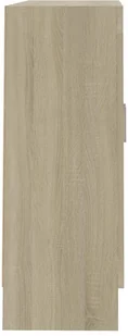 VidaXL Witryna, kolor dąb sonoma, 82,5x30,5x80 cm, płyta wiórowa 802744 VidaXL - Witryny - miniaturka - grafika 6