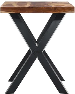 vidaXL Stół jadalniany, 120 x 60 x 75 cm, lite drewno sheesham - Stoły - miniaturka - grafika 3