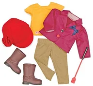 Akcesoria dla lalek - Our Generation Our Generation 45-centymetrowy strój dla lalek Ready to Ride BD30121Z - miniaturka - grafika 1