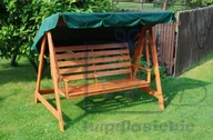 Huśtawki - Huśtawka ogrodowa drewniana SYLVA - beżowa - miniaturka - grafika 1
