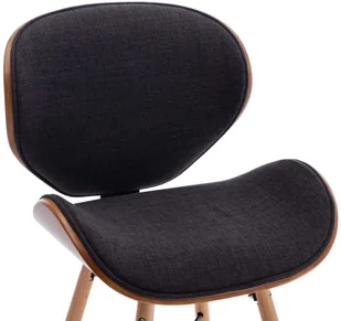 vidaXL Krzesła do jadalni, 6 szt., ciemnoszare, tkanina i gięte drewno - Krzesła - miniaturka - grafika 15