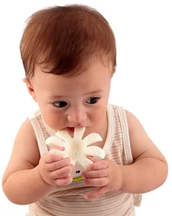 Mombella Gryzak Zabawka Ośmiornica różowy - Gryzaki dla dzieci - miniaturka - grafika 6