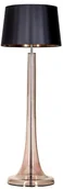 Lampy stojące - 4concepts Stojąca LAMPA podłogowa ZURICH TRANSPARENT COPPER L213382256 abażurowa OPRAWA do salonu czarna L213382256 - miniaturka - grafika 1