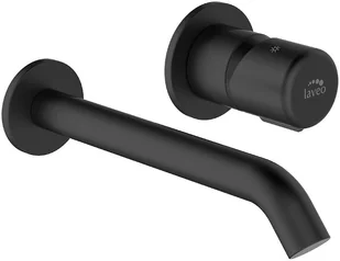 Laveo Laveo bateria umywalkowa podtynkowa z korkiem Pretto BAO 722P czarna - Baterie podtynkowe - miniaturka - grafika 2