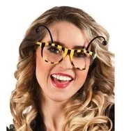 GoDan Okulary, pszczółka, żółto-czarna - Gadżety dla niej i dla niego - miniaturka - grafika 2