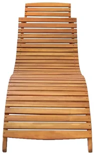 vidaXL Leżaki z poduszkami, 2 szt., lite drewno akacjowe 3077365 - Leżaki ogrodowe - miniaturka - grafika 3