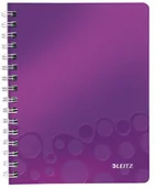Zeszyty szkolne - Leitz Zeszyty A5 WOW Fioletowy - miniaturka - grafika 1