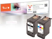Tusze zamienniki - Peach 0F319169 nabój z tuszem Czarny, Błękitny, Purpurowy, Żółty Wielopak 2 szt., Atrament - miniaturka - grafika 1