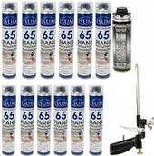 Pianki montażowe - Piana montażowa niskoprężna Isum 65 Zestaw - miniaturka - grafika 1