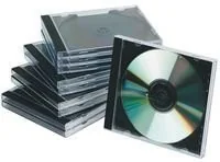 Q-CONNECT pudełko na płytę CD/DVD, standard, przezroczyste, 10 sztuk - Pudła i kartony archiwizacyjne - miniaturka - grafika 2