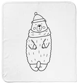 Koce i narzuty dla dzieci - Questo Casa Questo Casa, Kocyk Niemowlęcy Dla Chłopców i Dziewczynek, Tkanina Muślinowa, Kocyk do Fotelika Samochodowego i łóżeczka, Rozmiar: 80x80 Cm - miniaturka - grafika 1