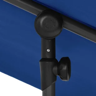 vidaXL Parasol ogrodowy na słupku aluminiowym, 180x130 cm, lazurowy vidaXL - Parasole ogrodowe - miniaturka - grafika 6