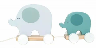 JaBaDaBaDo Słonie do Ciągnięcia Szare - Samochody i pojazdy dla dzieci - miniaturka - grafika 2