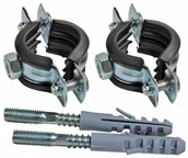 Akcesoria hydrauliczne - Uchwyt metalowy z wkładką komplet 3/8  2 szt. - miniaturka - grafika 1