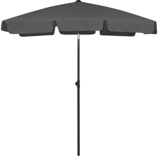 VidaXL Parasol plażowy, antracytowy, 180x120 cm 314721 VidaXL - Parasole ogrodowe - miniaturka - grafika 2