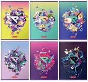 Zeszyty szkolne - Herlitz Zeszyty EKIPA A5/60 # KOMPLET - miniaturka - grafika 1