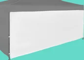 Pawilony ogrodowe - Expodom Ściana boczna 4,5m, Biały - miniaturka - grafika 1