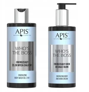 Apis Professional Zestaw świąteczny męskich kosmetyków do ciała i dłoni Apis Who's the boss - Zestawy kosmetyków męskich - miniaturka - grafika 2
