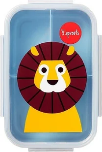 3 Sprouts, Lunchbox, Bento, Lew, Niebieski - Lunch boxy - miniaturka - grafika 2