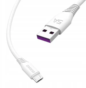 Szybki kabel Dudao Usb / micro Usb 5A 1m biały - Kable USB - miniaturka - grafika 2